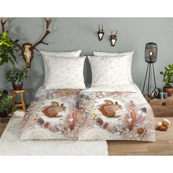 Bela flanelna posteljnina 140x200 cm - HIP-image-1