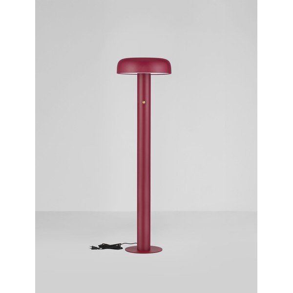 Bordo rdeča kovinska LED zatemnitvena stoječa svetilka (višina 142 cm) Noelia – Nova Luce-image-3
