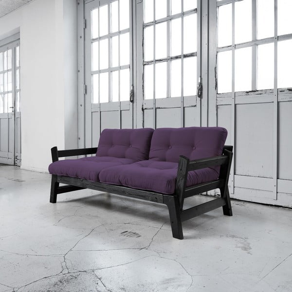 Kavč postelja Karup Step Black/Purple