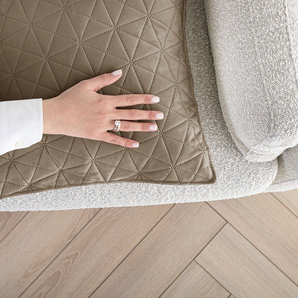 Komplet 2 bež prevlek za blazine AmeliaHome Laila, 45 x 45 cm-image-4