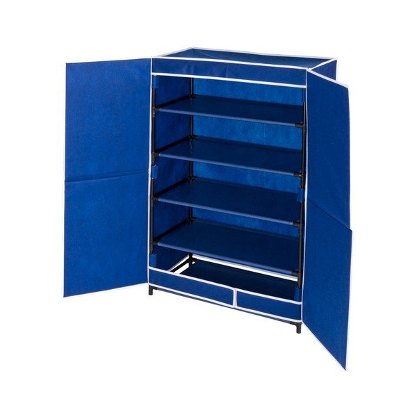 Modro stojalo za čevlje za 15 parov čevljev Wenko Ocean-image-1