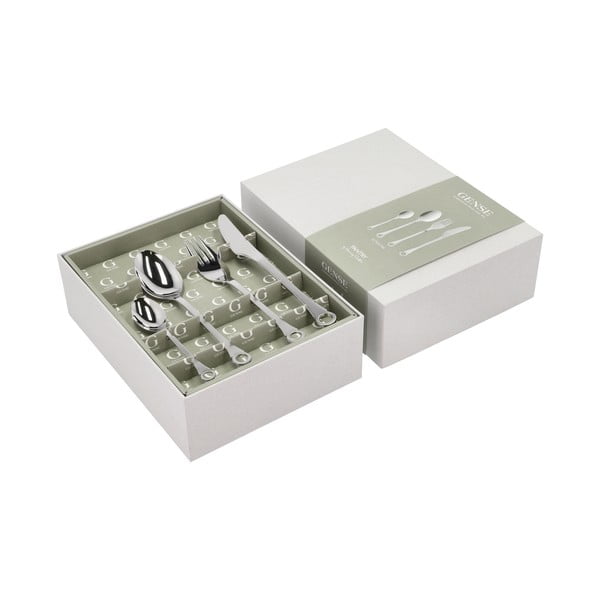 Pribor iz nerjavečega jekla v srebrni barvi 16 ks Pantry – Gense-image-3
