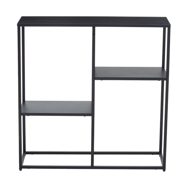 Črn jeklen regal 80x81x26 cm Acero – Premier Housewares-image-4
