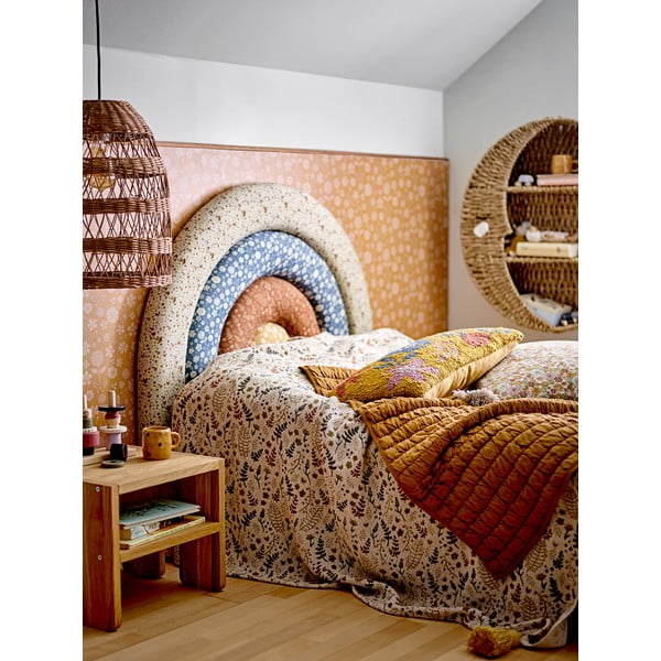 Rjava bombažna otroška odeja 80x100 cm Baille – Bloomingville Mini-image-3