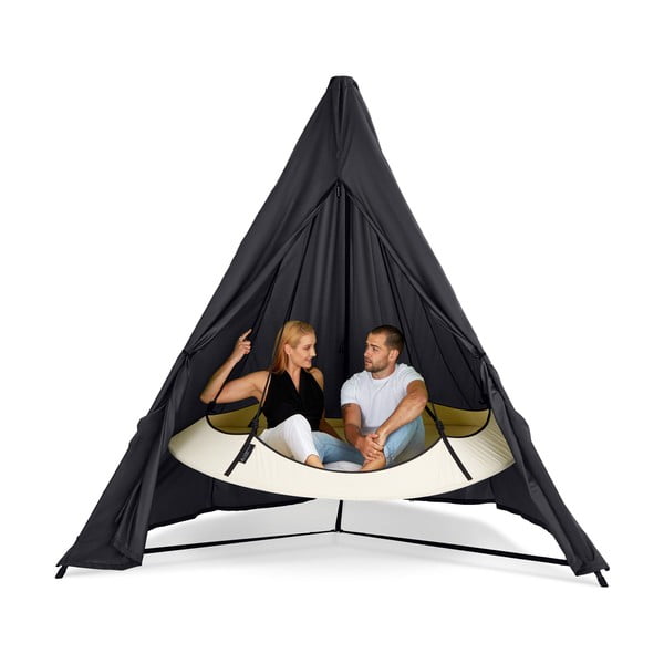 Črna zaščitna prevleka za gugalnico ø 260 cm - Hangout Pod-image-4