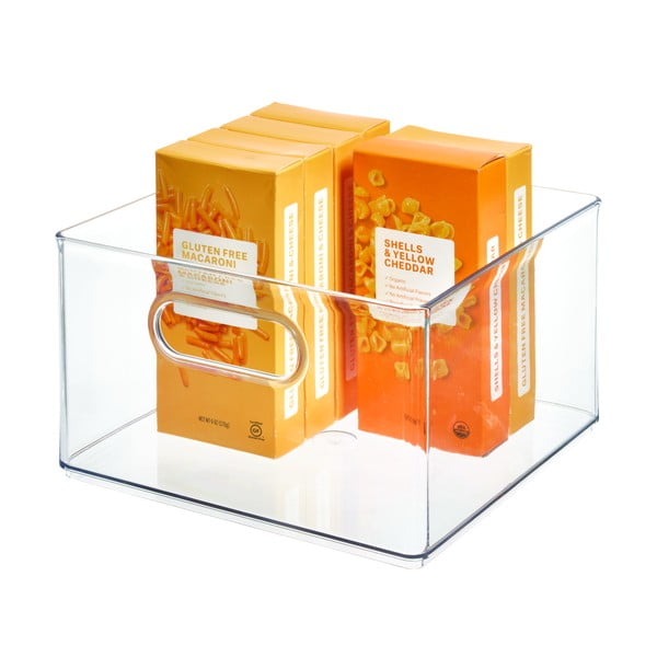 Prozorna škatla za shranjevanje iDesign The Home Edit, 25,4 x 25,3 cm-image-1