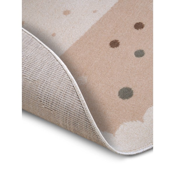 Bež otroška preproga ø 100 cm Crown – Hanse Home-image-3