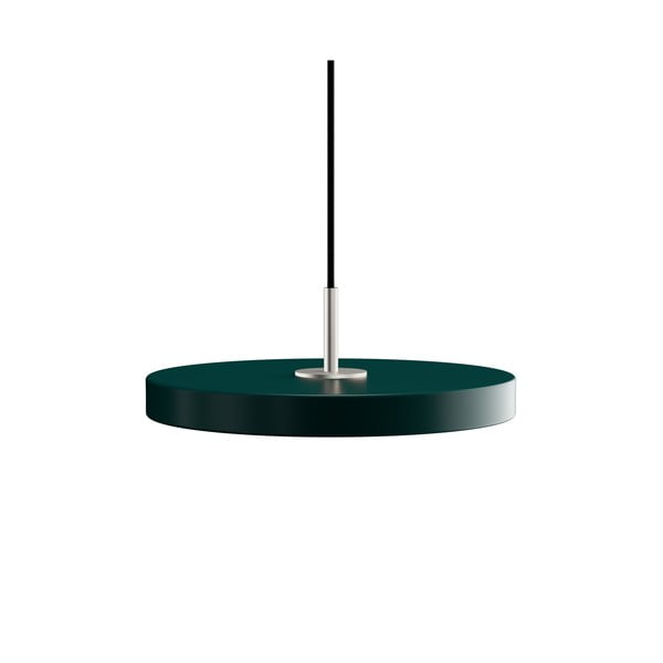 Temno zelena LED viseča svetilka s kovinskim senčnikom ø 31 cm Asteria Mini – UMAGE