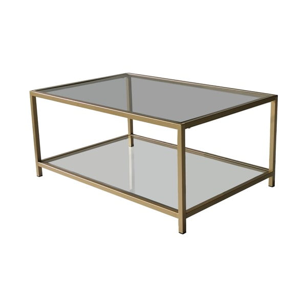 Kavna mizica v zlati barvi 60x90 cm Astro - Neostill