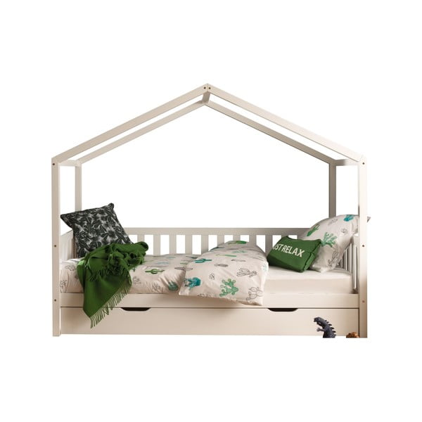 Bel otroški predal za pod posteljo 90x200 cm Dallas – Vipack-image-2