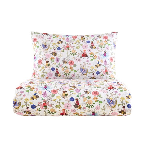 Enojna bombažna otroška posteljnina 135x200 cm Garden Friends – Belle & Boo