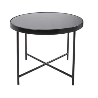 Črna kavna mizica Leitmotiv Smooth XL, ⌀ 60 cm