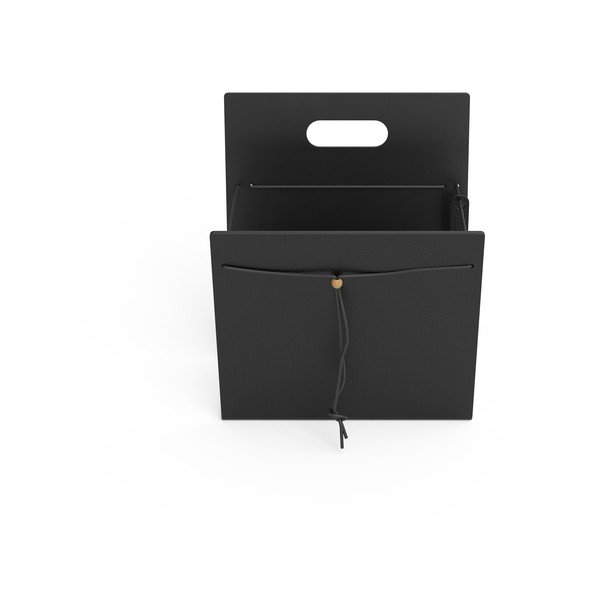 Stojalo za časopise iz kovine in eko usnja Bull M – LIND DNA