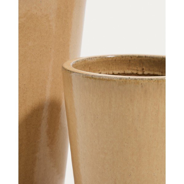 Keramični cvetlični lonci v kompletu 3 ks ø 47 cm Rotja – Kave Home-image-3