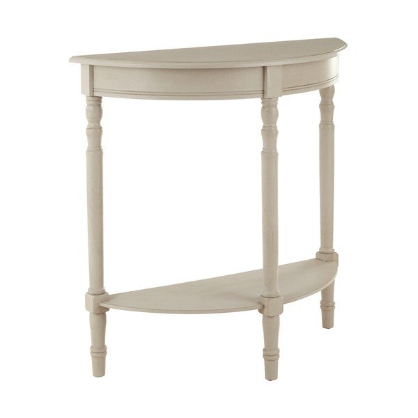 Bež stranska mizica iz masivnega bora 30x80 cm Heritage – Premier Housewares