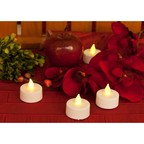 LED sveče v kompletu 8 ks (višina 4 cm) – Hilight-image-2
