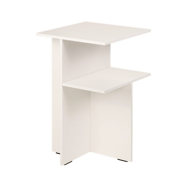 Sivo-bež nočna omarica s policami Atik – noo.ma-image-4