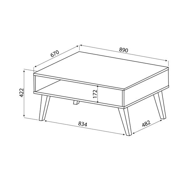 Rjava mizica TemaHome Prism-image-4