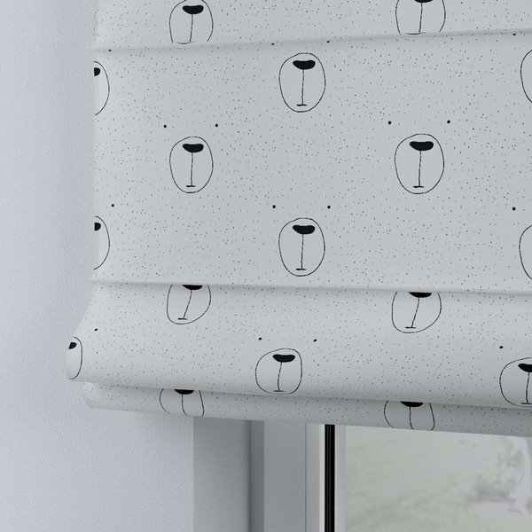 Bel otroški gubani rolo 170x130 cm Magic - Yellow Tipi-image-4