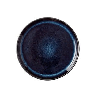 Temno modri lončeni krožnik Bitz Mensa, ø 17 cm