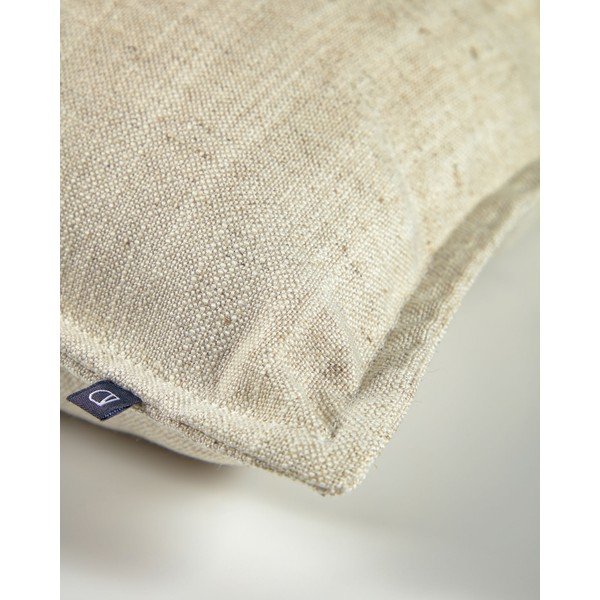 Prevleka za blazino iz mešanice lana 45x45 cm Blok – Kave Home-image-1