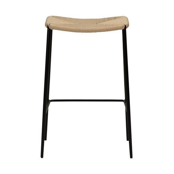 Bež naraven barski stol DAN-FORM Denmark Stiletto, višina 68 cm-image-4