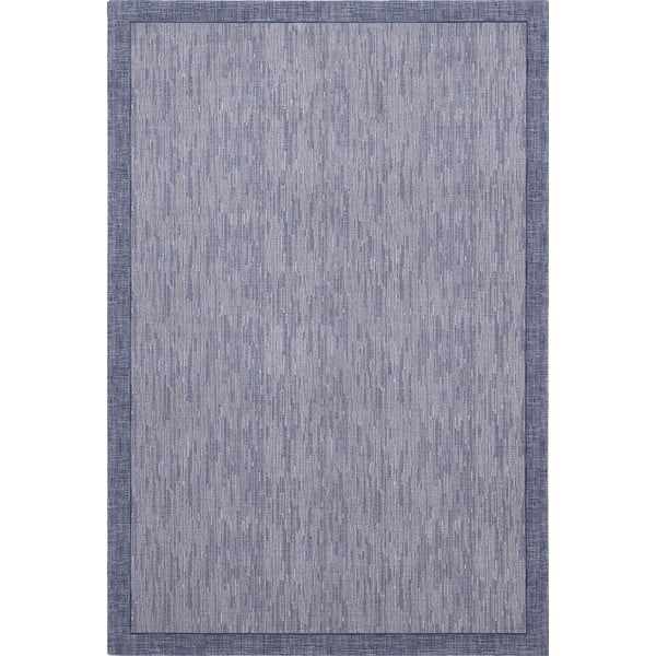 Temno modra volnena preproga 133x180 cm Linea – Agnella