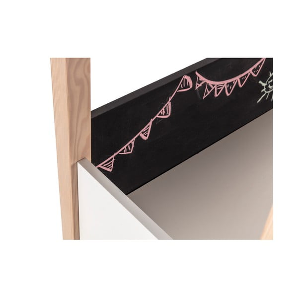 Otroška pisalna miza iz masivnega bora 40x100 cm Roxana – Marckeric-image-4