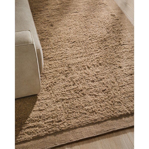 Bež ročno tkana volnena preproga 200x300 cm Marely – Kave Home-image-2