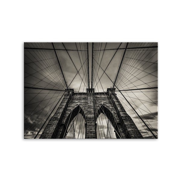 Slika Styler Platno Silver Brooklyn, 85 x 113 cm