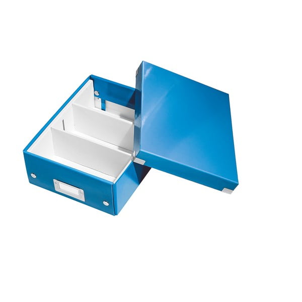 Modra škatla z organizatorjem Leitz Click&Store, dolžina 28 cm