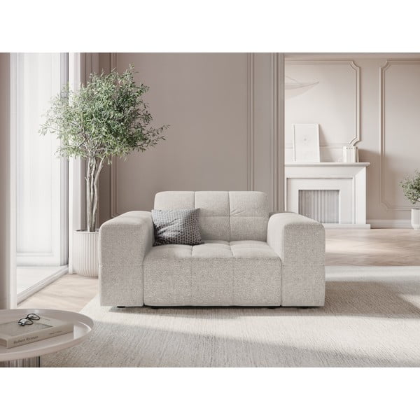 Svetlo siv fotelj Chicago – Cosmopolitan Design-image-1