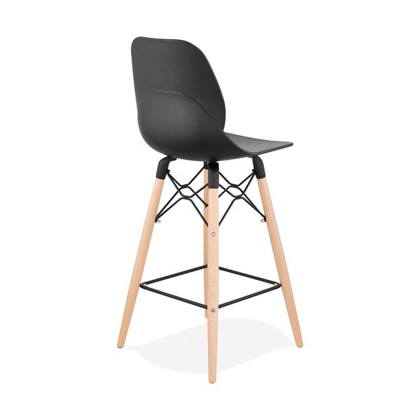 Črn barski stol Kokoon Marcel Mini, višina sedeža 68 cm-image-3