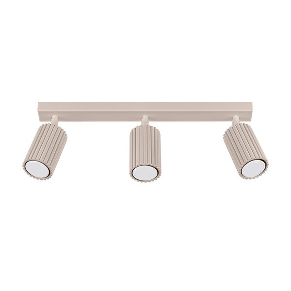 Sivorjavo kovinsko točkovno svetilo 6,5x45 cm Gleam – Sollux