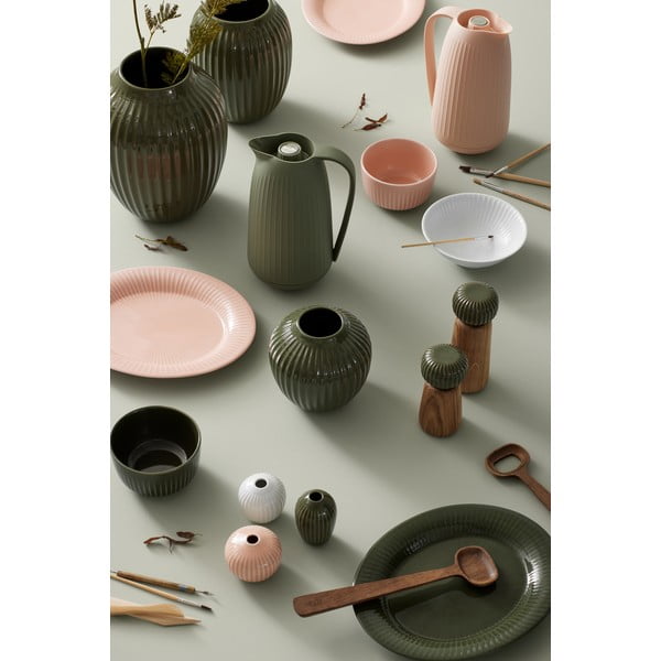 Temno zelena keramična vaza Kähler Design, višina 25,5 cm-image-4