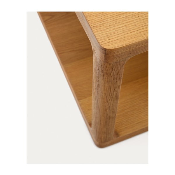 Mizica v hrastovem dekorju v naravni barvi 65x140 cm Maymai – Kave Home-image-4