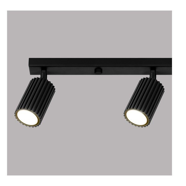 Črno točkovno svetilo 6,5x81 cm Gleam – Sollux-image-3