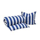 Bela/modra enojna bombažna posteljnina 140x200 cm Shima – OYOY Living Design