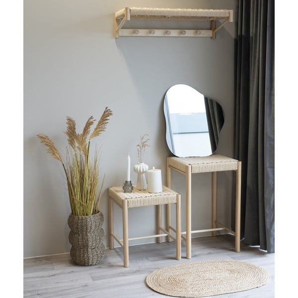 Stolček iz masivnega topola v naravni barvi Abano – House Nordic-image-1