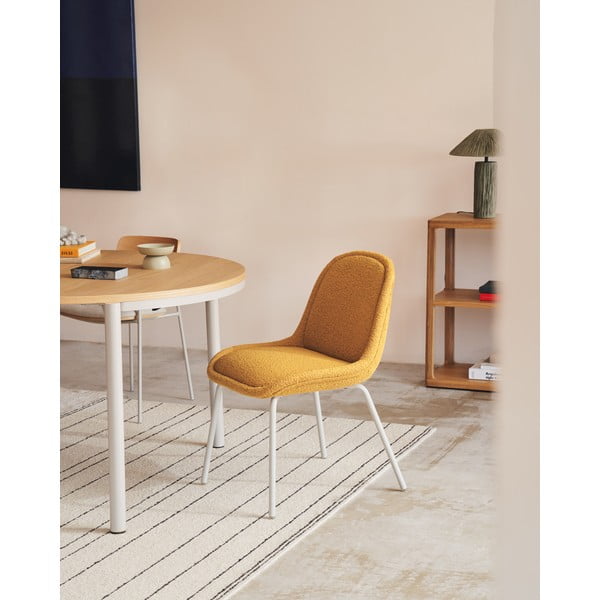 Gorčično rumeni jedilni stoli v kompletu 4 ks Aimin – Kave Home-image-1