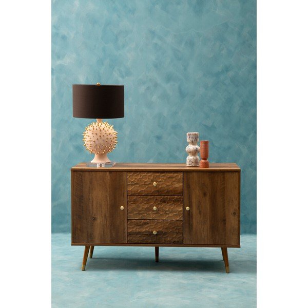 Komoda v temni naravni barvi 114x70x39 cm Frida – Premier Housewares-image-2