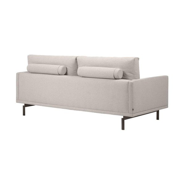 Bež sedežna garnitura iz šenilje 214 cm Galene – Kave Home-image-4