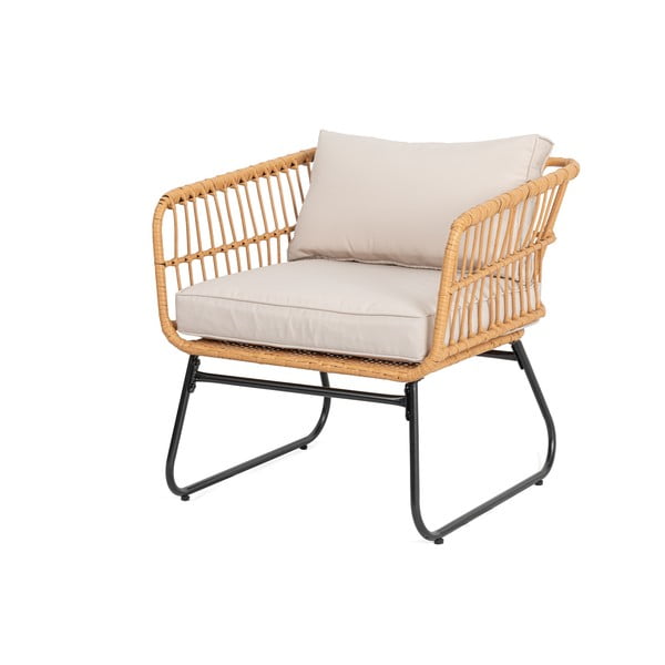 Komplet 2 vrtnih foteljev iz umetnega ratana Bonami Essentials Vistdal-image-2