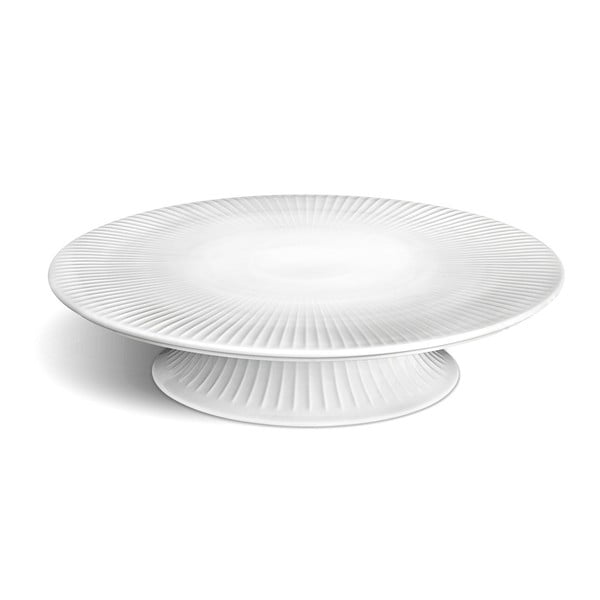 Bel porcelanast pladenj za torte Kähler Design Hammershoi Cake Dish, ⌀ 30 cm