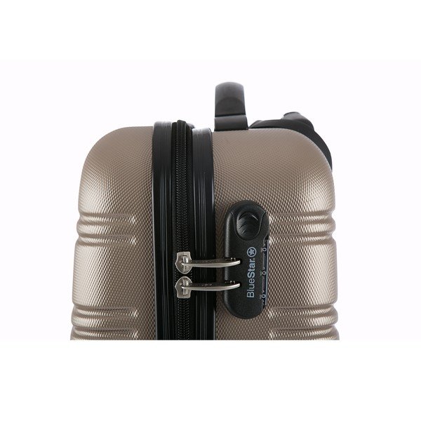 Bež ročni kovček na kolesih Bluestar Bilbao, 35 l-image-3