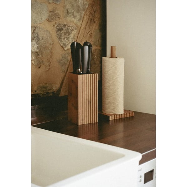 Bambusovo stojalo za papirnate brisače v naravni barvi Mera – Wenko-image-1