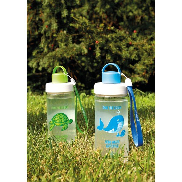 Modra steklenička za vodo Snips Whale, 500 ml-image-3