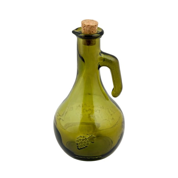 Zelena steklenica za kis iz recikliranega stekla Ego Dekor Di Vino, 500 ml