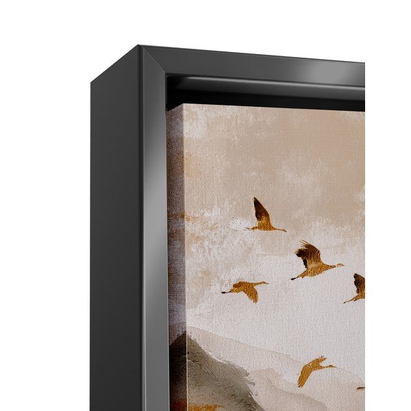 Tiskana slika z okvirjem 60x80 cm Golden Peaks II – Styler-image-2