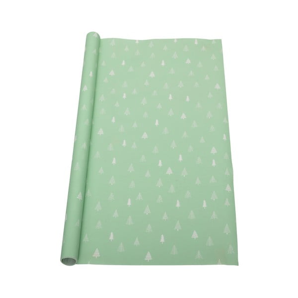 Zeleni ovojni papir Bloomingville Gift, dolžina 1,4 m